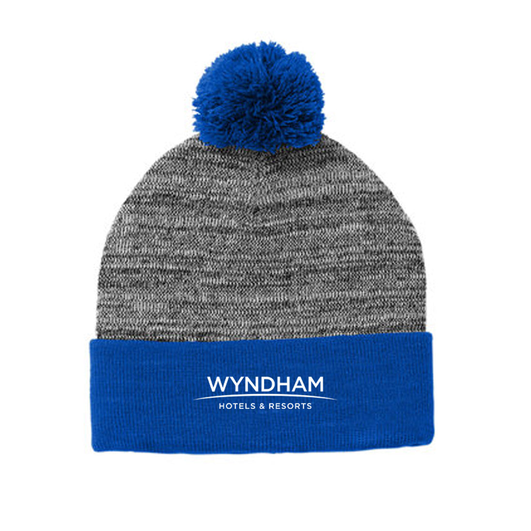 Sport-Tek ® Heather Pom Pom Beanie