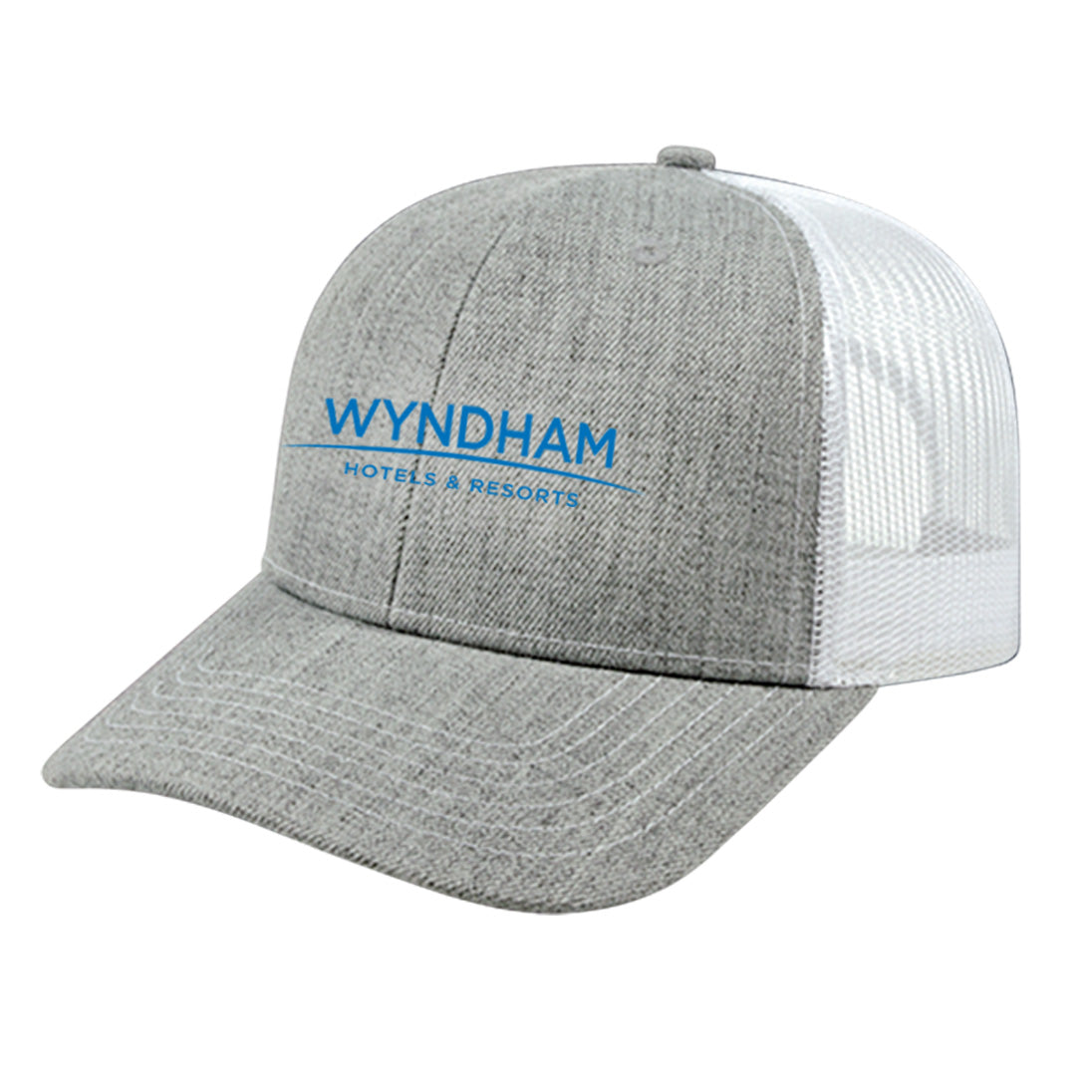 Blended Wool Acrylic Trucker Mesh Back Cap